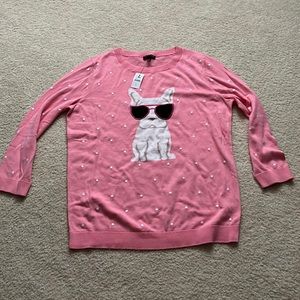 Talbots small dog sweater